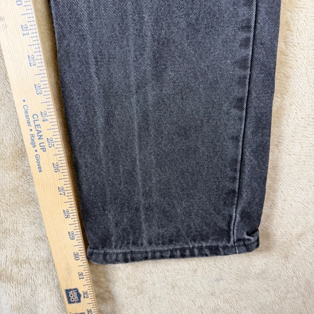 Vintage Levis 505 Orange Tab Mens 36x30 Faded Black Straight Leg Jeans USA Made
